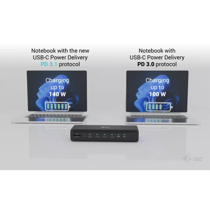 i-tec Universal 6x 4K/60Hz Stacja dokująca Display + Power Delivery 140W