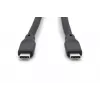 Kabel USB silikonowy Digitus USB 20 Gbps 2 m czarny