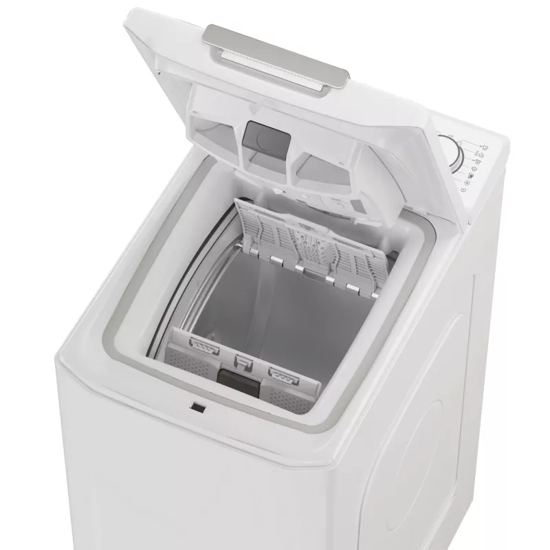 Pralka Candy TCA274TM4-S ładowana od góry 7 kg 1200 obr./min Biała