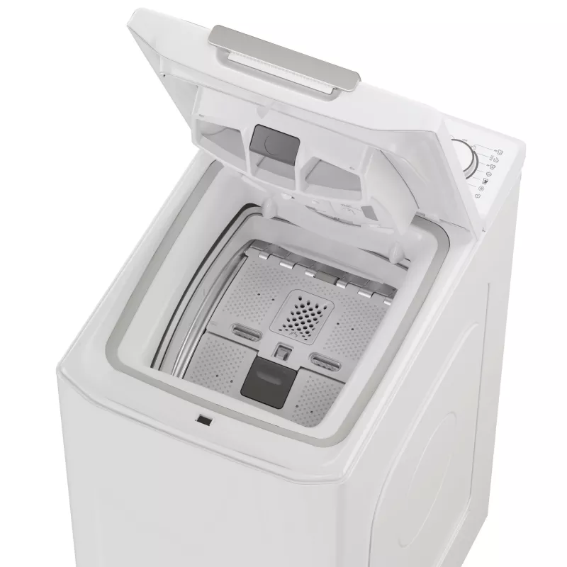 Pralka Candy TCA274TM4-S ładowana od góry 7 kg 1200 obr./min Biała