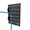 Neomounts AWL05-750BL AV hardware rack - uniwersalny, stojak AV, ścienny, 10 kg, czarny, stal, 204 mm