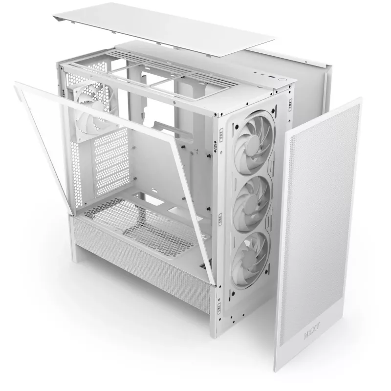 Obudowa NZXT H7 Flow 2024 Mid Tower Airflow ATX Biała