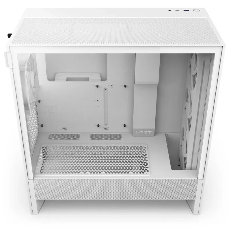 Obudowa NZXT H7 Flow 2024 RGB Mid Tower Airflow ATX Biała