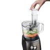 Robot kuchenny Czarny & Decker BXFPA1200E — 1200 W, misa 1,5 l, 2 prędkości, funkcja pulsacyjna, obudowa ze stali nierdzewnej