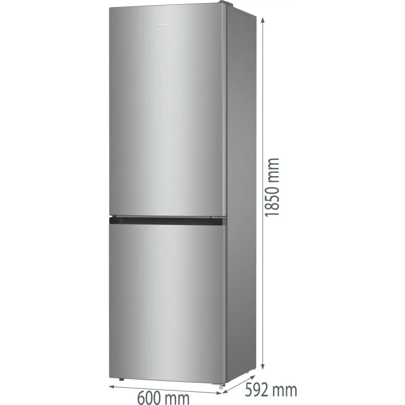 Gorenje NRK61CS2XL4 Wolnostojąca 300 L Szara