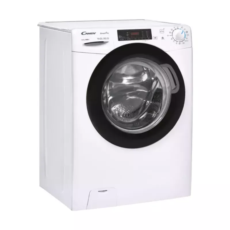 Pralko-suszarka Candy Smart Pro CSHW4645TWB3/1-S, wolnostojąca, ładowana od przodu, 4 kg, 1400 obr./min, klasa wirowania B, biała