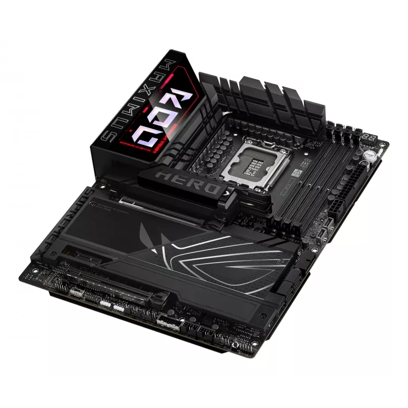 Płyta główna ASUS ROG MAXIMUS Z890 HERO — Intel Z890, LGA 1851, ATX, DDR5, 4 DIMM, 6x M.2, Wi‑Fi 7, LAN 2,5 Gb