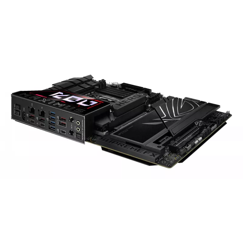 Płyta główna ASUS ROG MAXIMUS Z890 HERO — Intel Z890, LGA 1851, ATX, DDR5, 4 DIMM, 6x M.2, Wi‑Fi 7, LAN 2,5 Gb