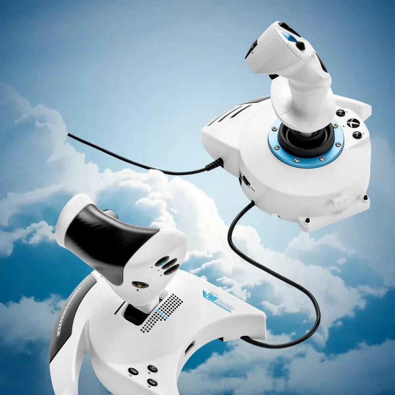 Joystick Thrustmaster T.Flight Hotas One Microsoft Flight Simulator Edition USB Czarny Biały
