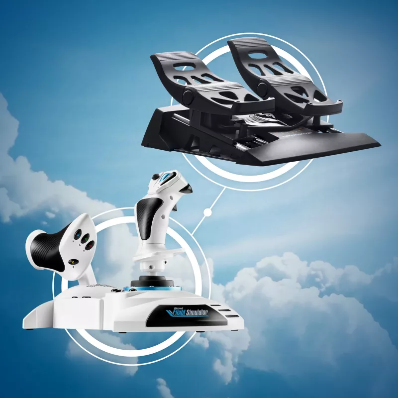 Joystick Thrustmaster T.Flight Hotas One Microsoft Flight Simulator Edition USB Czarny Biały
