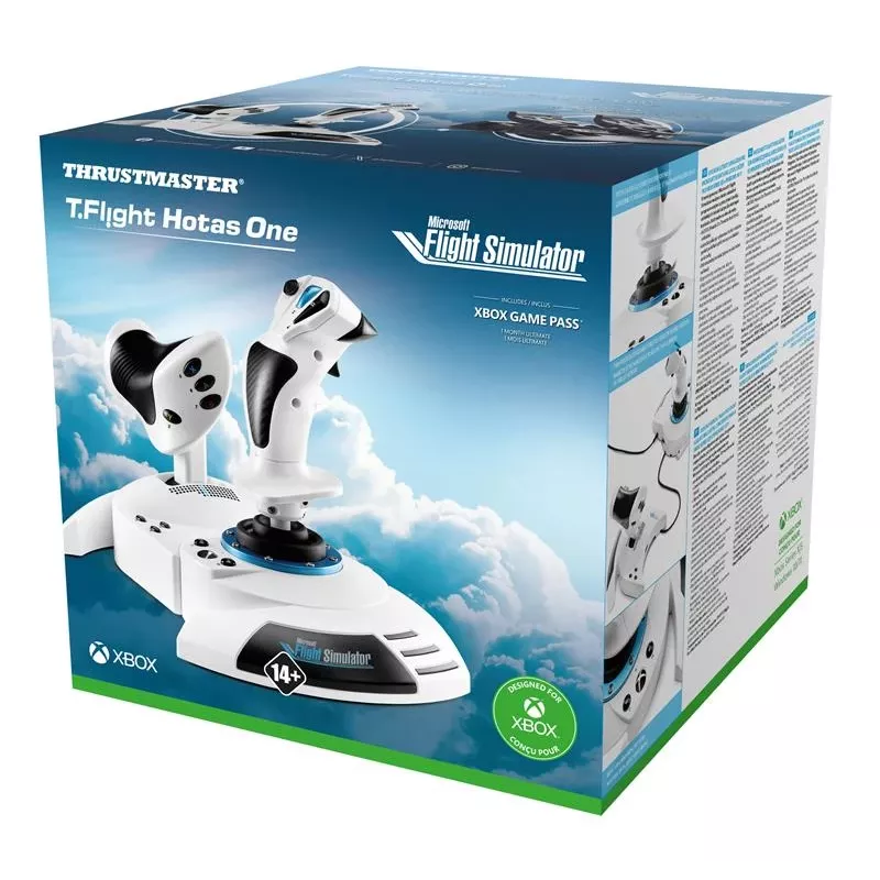 Joystick Thrustmaster T.Flight Hotas One Microsoft Flight Simulator Edition USB Czarny Biały