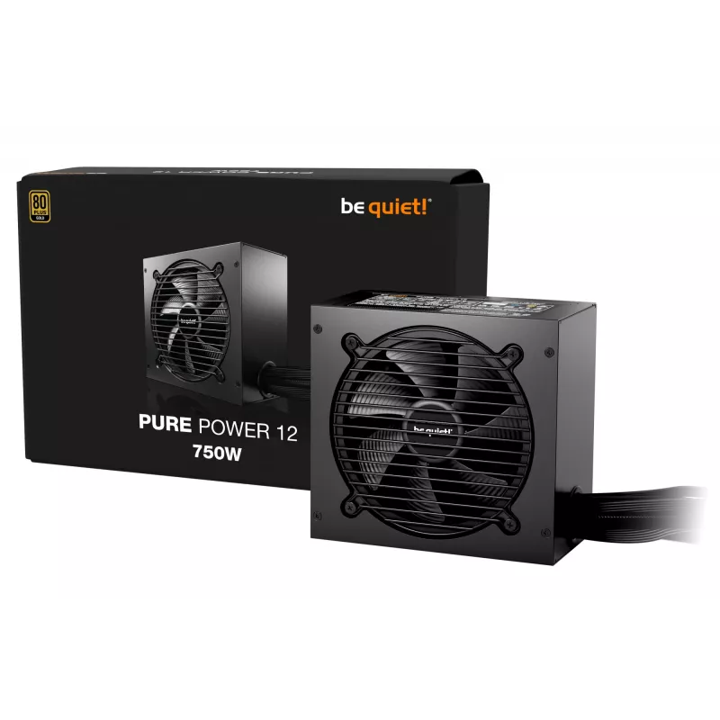 be quiet PURE POWER 12 750W zasilacz 20+4-stykowe ATX ATX Czarny