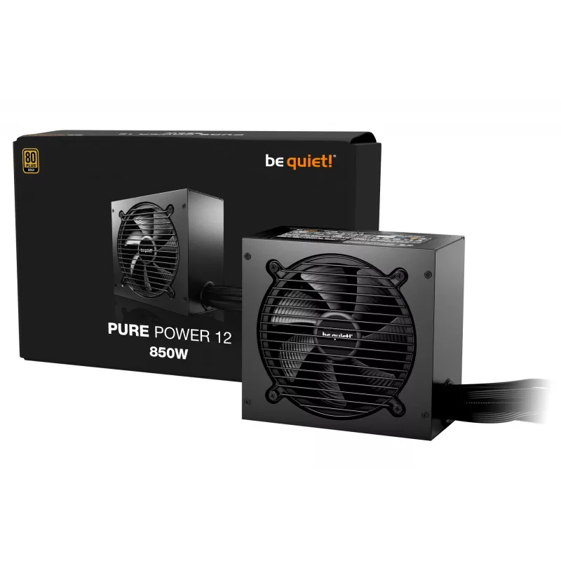 be quiet PURE POWER 12 850W zasilacz 20+4 pin ATX ATX Czarny