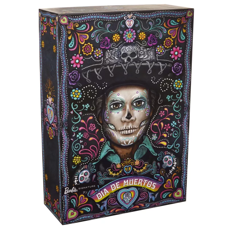 Lalka fashion Mattel Barbie Ken Dia de Muertos Wielokolorowa 3+
