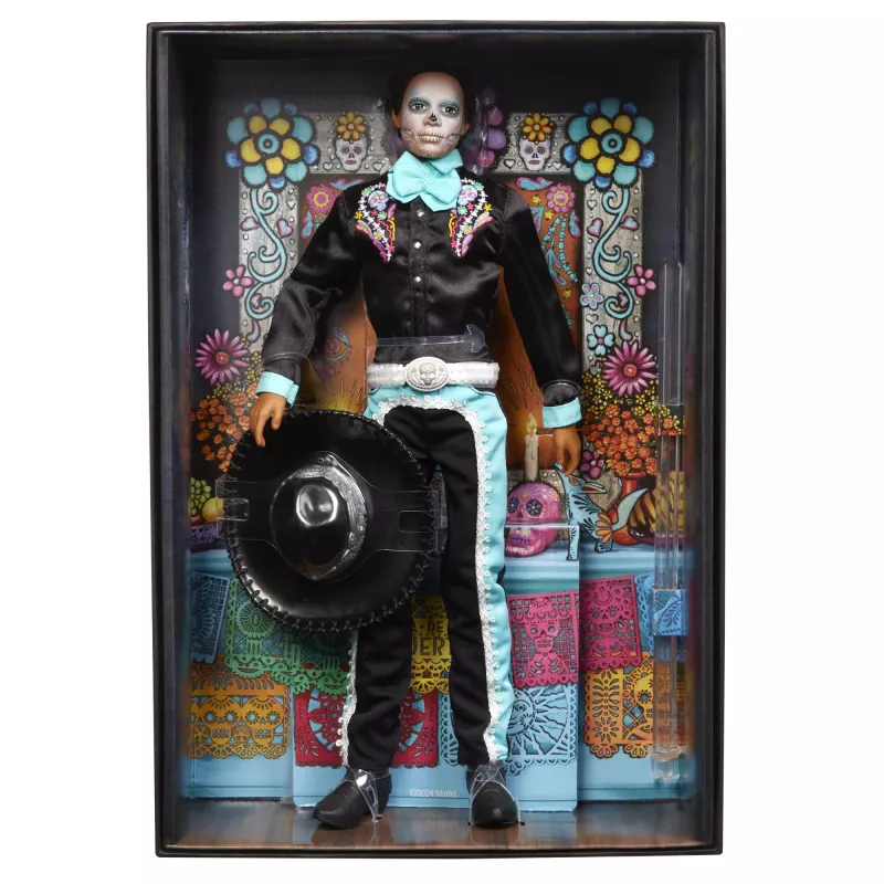 Lalka fashion Mattel Barbie Ken Dia de Muertos Wielokolorowa 3+