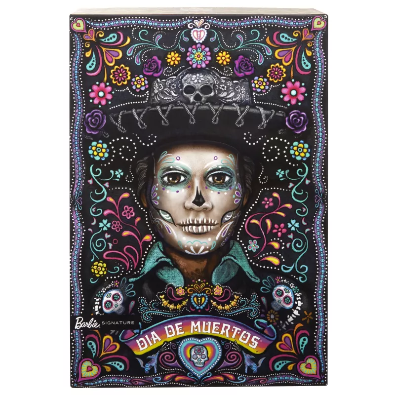 Lalka fashion Mattel Barbie Ken Dia de Muertos Wielokolorowa 3+