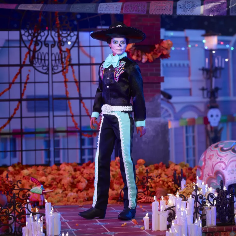 Lalka fashion Mattel Barbie Ken Dia de Muertos Wielokolorowa 3+