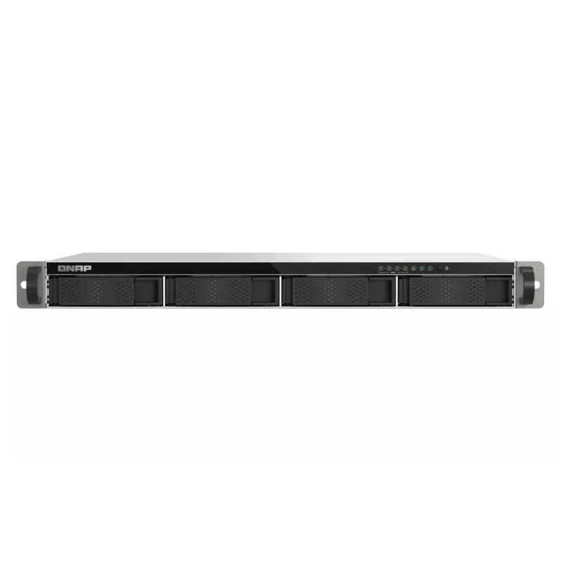 QNAP TS-433eU NAS Rack (1U) Cortex-A Cortex-A55 4 GB 0 TB QNAP Turbo System Czarny
