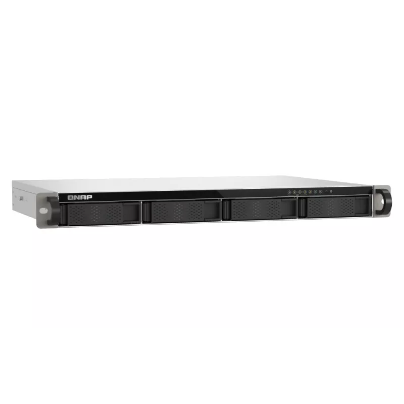 QNAP TS-433eU NAS Rack (1U) Cortex-A Cortex-A55 4 GB 0 TB QNAP Turbo System Czarny