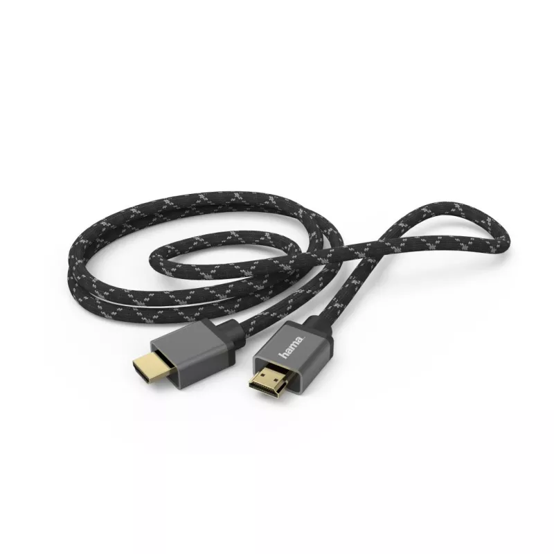 Kabel HDMI Hama 00205240 3 m HDMI Typ A (Standard) Czarny, Szary