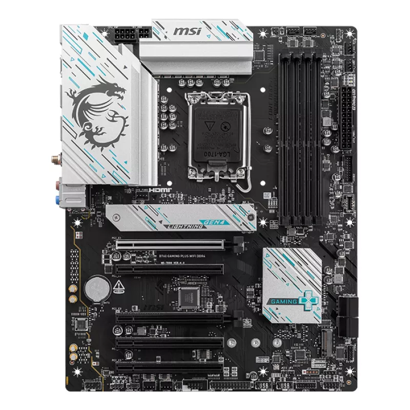 Płyta główna MSI B760 GAMING PLUS WIFI DDR4 Intel B760 LGA 1700 ATX