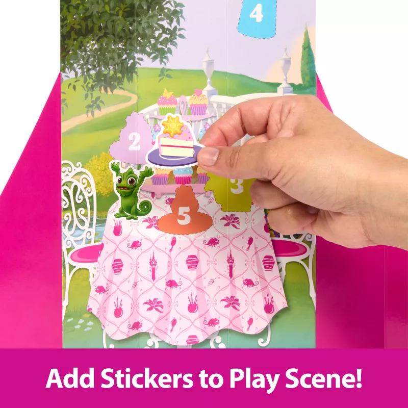 Disney Princess Spin & Reveal Lalka modowa Roszpunka i akcesoria z 11 niespodziankami