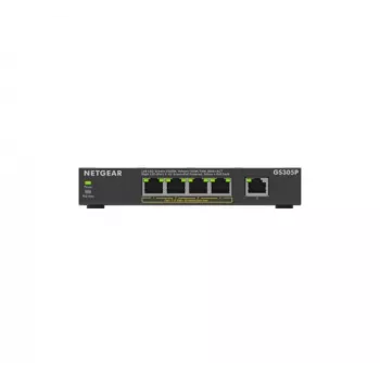 NETGEAR GS305Pv3 Niezarządzalny Gigabit Ethernet (10/100/1000) Power over Ethernet (PoE) Czarny