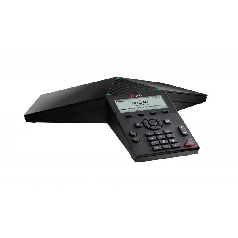 HP Poly Trio 8300 IP Telefon Konferencyjny z PoE, Czarny, WPA2-Enterprise, EAP-TLS, HTTPS, ENERGY STAR, 0 - 40 °C, -20 - 70 °C, 5 - 95%