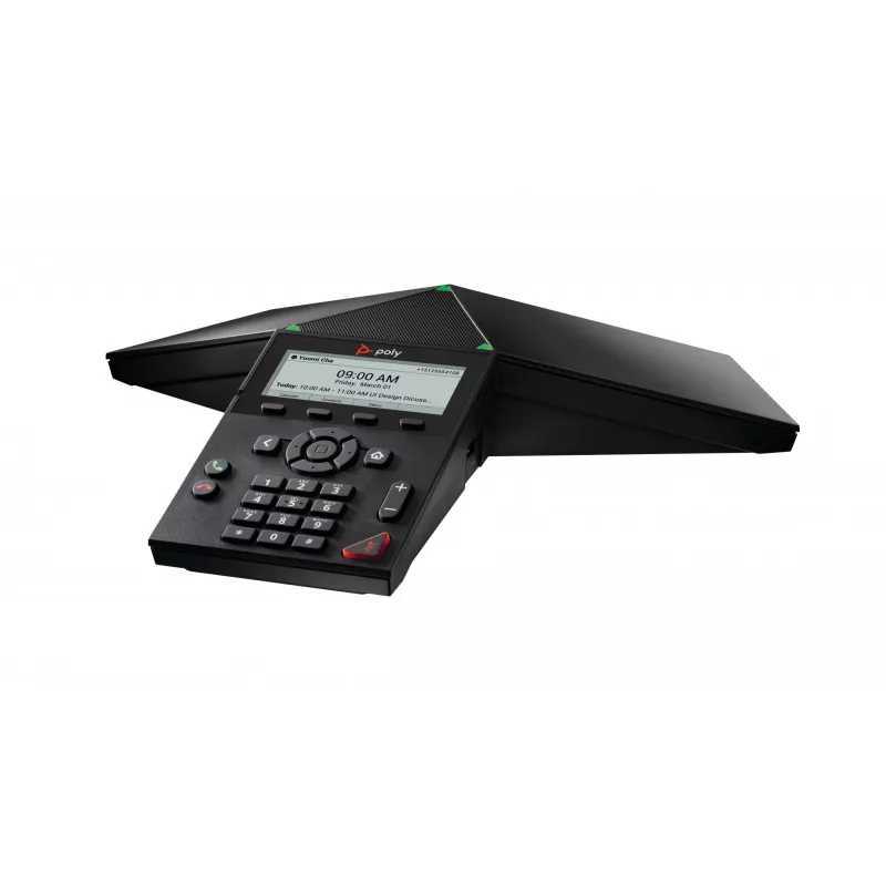 HP Poly Trio 8300 IP Telefon Konferencyjny z PoE, Czarny, WPA2-Enterprise, EAP-TLS, HTTPS, ENERGY STAR, 0 - 40 °C, -20 - 70 °C, 5 - 95%