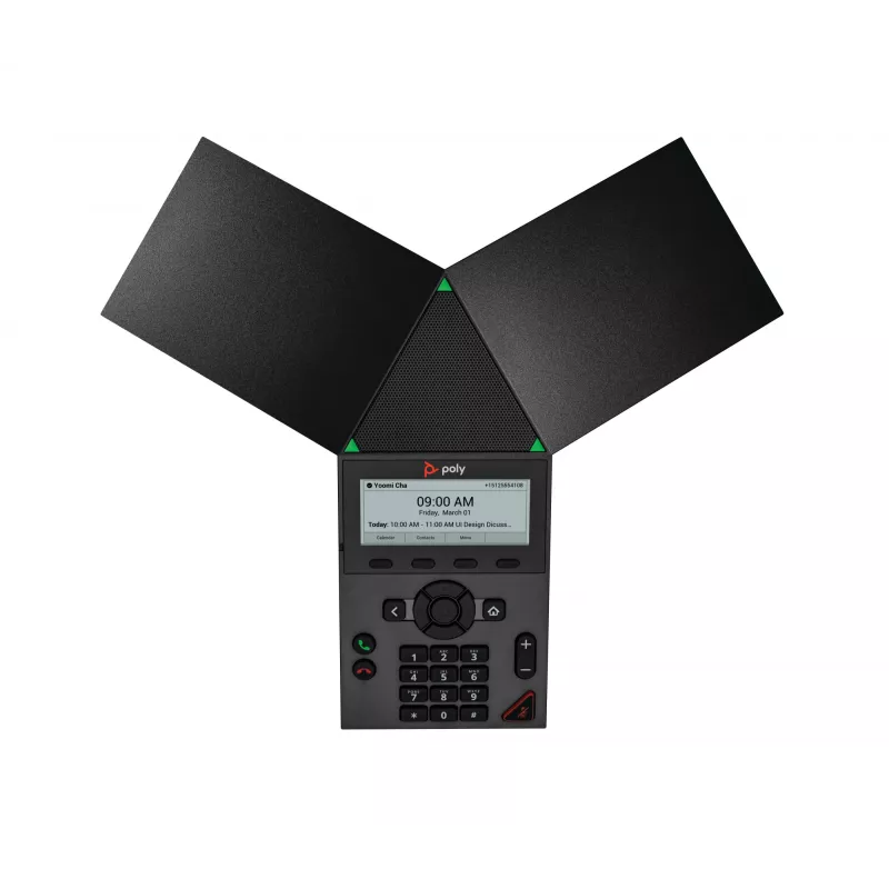 HP Poly Trio 8300 IP Telefon Konferencyjny z PoE, Czarny, WPA2-Enterprise, EAP-TLS, HTTPS, ENERGY STAR, 0 - 40 °C, -20 - 70 °C, 5 - 95%