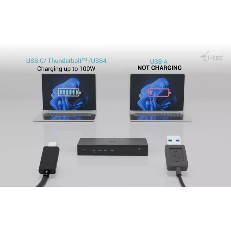 i-tec Universal 5x 4K/60Hz Display Docking Station + Power Delivery 100W