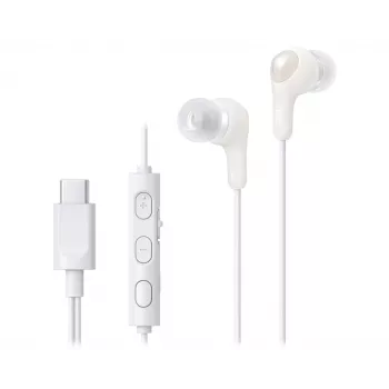 Zestaw słuchawkowy JVC HA-FR9UC Przewodowy Douszne Połączenia/Muzyka USB Type-C Biały