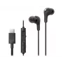 Słuchawki douszne przewodowe JVC HA-FR9UC z USB-C, przetworniki 9,2 mm, 5–22000 Hz, mikrofon i panel sterowania na przewodzie, kabel 1,2 m, kolor czarny