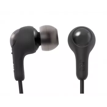 Słuchawki douszne przewodowe JVC HA-FR9UC z USB-C, przetworniki 9,2 mm, 5–22000 Hz, mikrofon i panel sterowania na przewodzie, kabel 1,2 m, kolor czarny