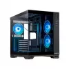 Chieftec Visio GM-30B-TG-OP Czarny Szkło Hartowane x 2 Cube Czarny
