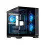 Chieftec Visio GM-30B-TG-OP Czarny Szkło Hartowane x 2 Cube Czarny