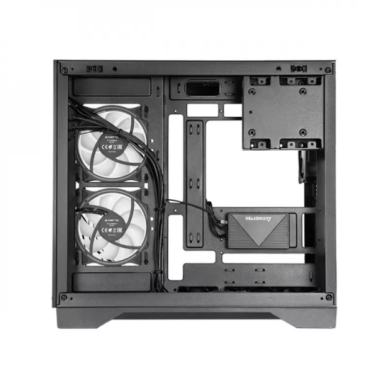 Chieftec Visio GM-30B-TG-OP Czarny Szkło Hartowane x 2 Cube Czarny