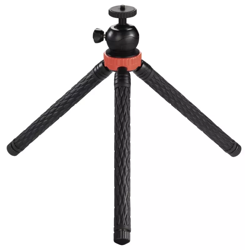 Hama Traveller Pro statyw Smartfon/Kamera sportowa 3 nóżki Czarny, Czerwony