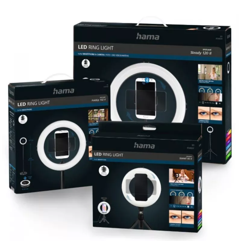 Hama SpotLight Smart 80 II pierścień oświetleniowy 96 LED