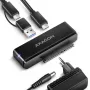 Axagon ADSA-FPX USB-C 10Gbps FAST PORT X adapter dla dysków SSD/HDD 2,5 inch/3,5 inch