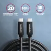 Axagon BUCM32-CM05AB SPEED+ USB-C <> USB 20Gbps/100W kabel 0.5 m