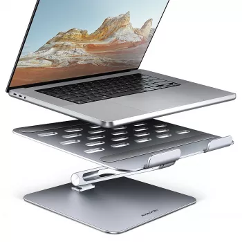 Podstawa Axagon STND-LQ do notebooków i tabletów 10 cali–17,3 cali. Regulowana wysokość i kąt