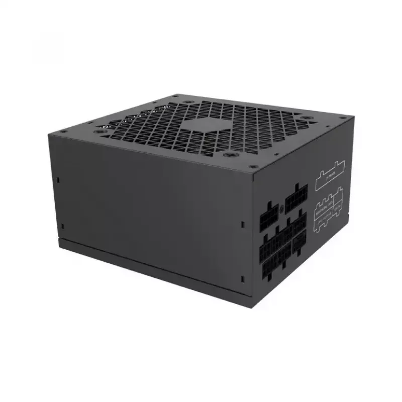 Zasilacz GEMBIRD Fornax Power 750W ATX 80 PLUS Gold modularny wentylator 12 cm EPS 4+4pin PCIe 6+2pin złącza SATA