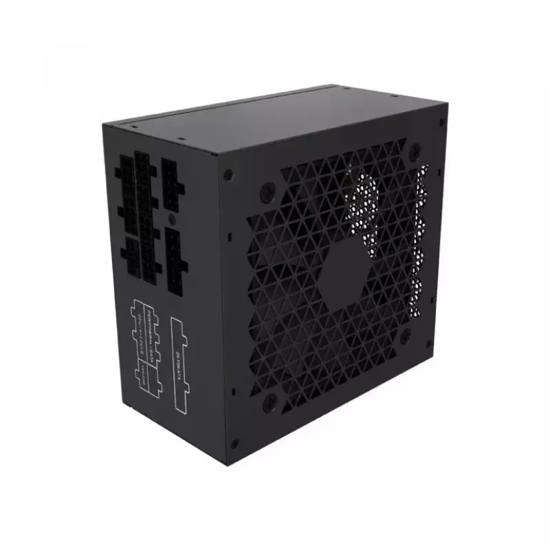Zasilacz GEMBIRD Fornax Power 750W ATX 80 PLUS Gold modularny wentylator 12 cm EPS 4+4pin PCIe 6+2pin złącza SATA