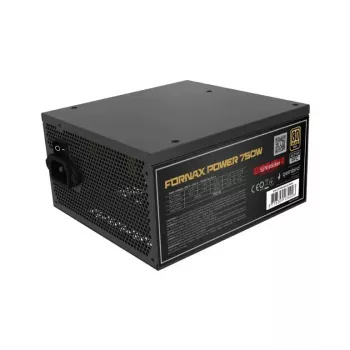 Zasilacz GEMBIRD Fornax Power 750W ATX 80 PLUS Gold modularny wentylator 12 cm EPS 4+4pin PCIe 6+2pin złącza SATA