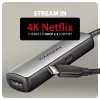 Axagon RVC-HI8KPD, adapter USB-C -> HDMI 2.1, 8K/60Hz, 4K/144Hz, HDR10+, PD100W