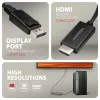 Axagon RVD-HI20C2 DisplayPort -> HDMI 2.0b kabel 1.8m, 4K/60Hz