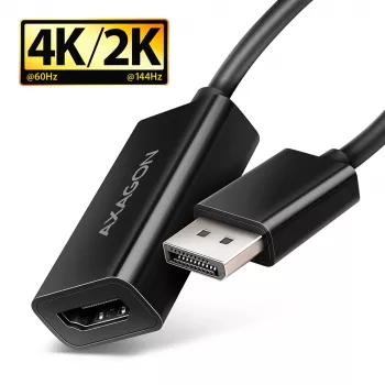 Axagon RVD-HI20N Adapter DisplayPort -> HDMI 2.0b, 4K/60Hz