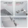 Axagon STND-LR Aluminiowa podstawka z obrotem 360° do laptopów 10″–17.3″. Regulowana wysokość i kąt.