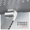 Axagon STND-LR Aluminiowa podstawka z obrotem 360° do laptopów 10″–17.3″. Regulowana wysokość i kąt.